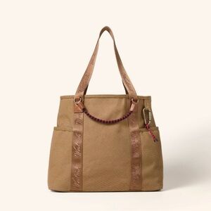 Target x Woolrich Large Brown Canvas Tote